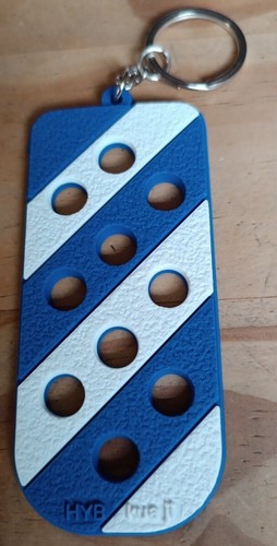 Croc charm keyring blue and - charm,