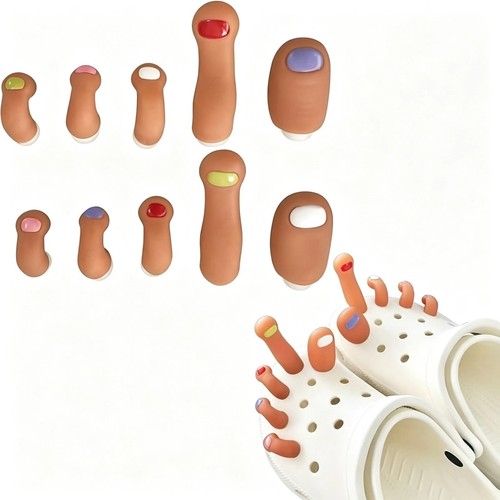 Toe shoe charms - toe,