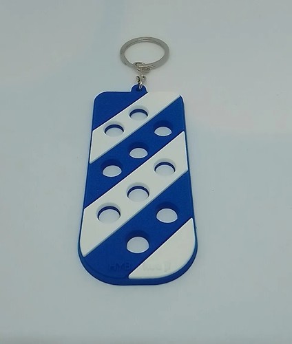 Croc charms blue white - croc,