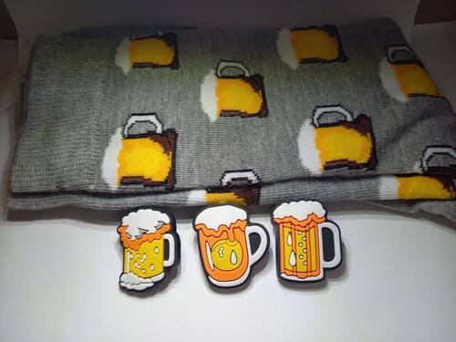 Beer pint jibbitz sock - beer,