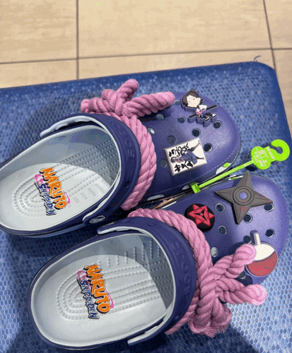 Custom naruto sasuke - custom, crocs