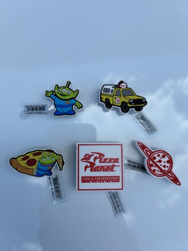 Pcs pizza planet shoe charms - 5,