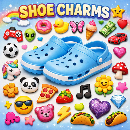 Clog shoe charms - shoe, 250+