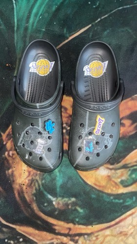 Crocs black laker edition - black,
