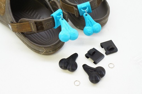 Croc balls shoe charm - croc,