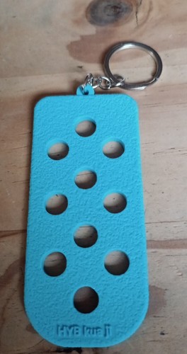 Croc charm keyring - croc,