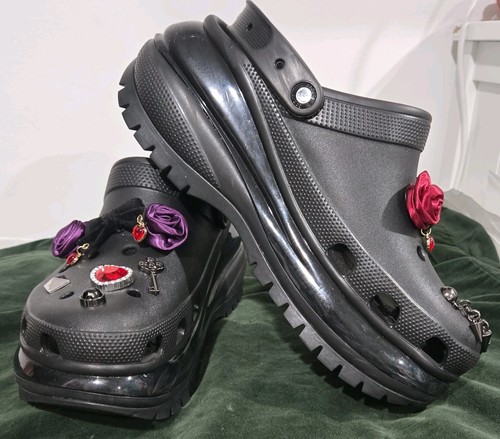 Crocs black mega crush clog - crocs,