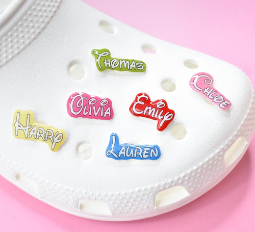 Personalised name croc - personalised, charms