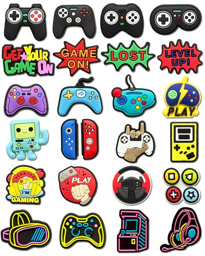 25pcs gaming croc - croc, charms