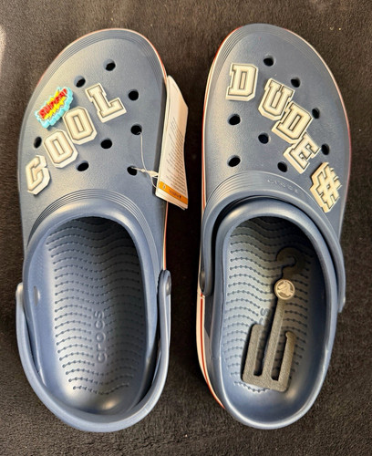 Crocs blue platform clogs - crocs, with