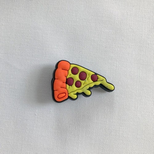 Pizza croc charm - pizza,