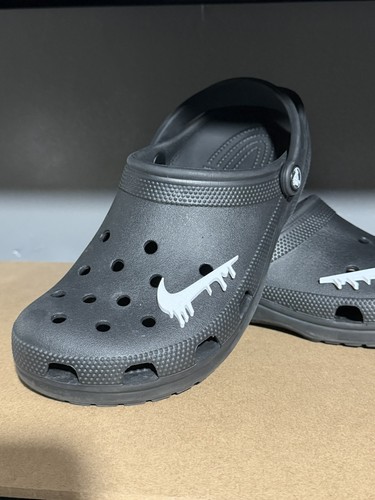 Nike inspired croc charm - nike,